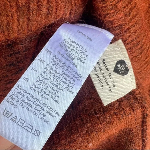 Madewell Size XS Cowen Cardigan Sweater in Heather Acorn - Picture 7 of 8